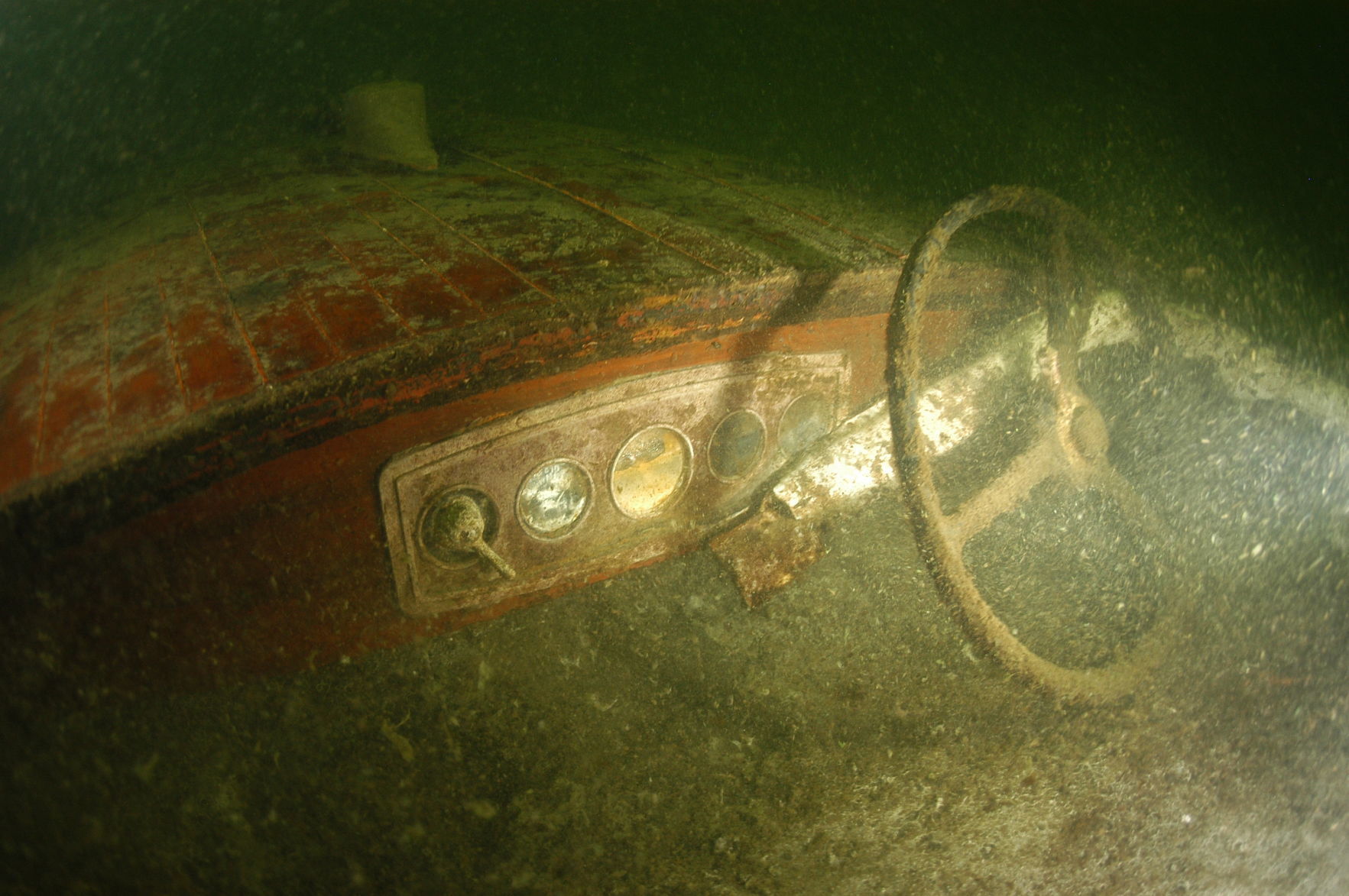 Sunken boat